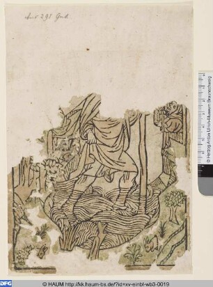 Hl. Christophorus (Fragment)
