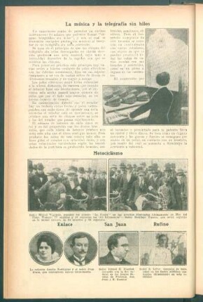 La música y la telegrafía sin hilos