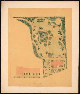 Schloss und Gartenanlage: Lageplan