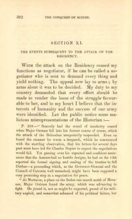 Section XI. The events subsequent to the attack on the residency