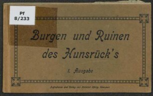 Burgen und Ruinen des Hunsrück's