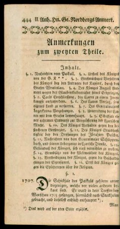 Anmerkungen zum zweyten Theile.