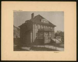 Landhaus, Berlin-Westend: Ansicht Gartenseite