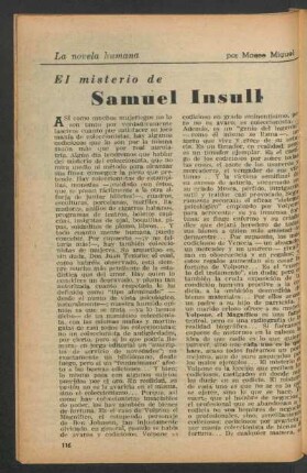 El misterio de Samuel Insull : La novela humana