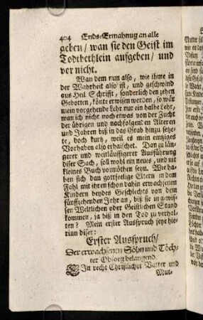 404-413, Erster Ausspruch; Anderer Ausspruch