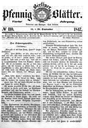 No. 110, 24. u. 25. September