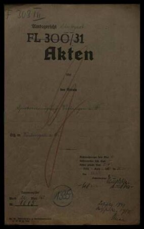 Sportvereinigung Vaihingen a.d. F.; Gründungsjahr 1941; VR 1615