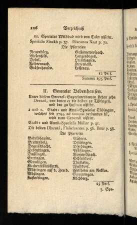 106-109, II. Generalat Bebenhausen