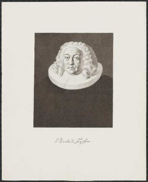 Icones Professorum Marpurgensium — Bildnis des Nicolaus Harscher (1683-1742)