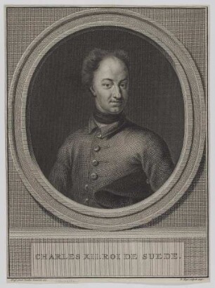 Bildnis des Charles XII., Roi de Suede