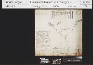 Friedlicher Vertrag und Silberspat Fundgruben am Goldberg bei St. Michaelis, Einkommen und Treiben des Thelersberger Stollns auf dem Himmelskrone Spatgang von Friedlicher Vertrag bis in das Silberspat Gebäude