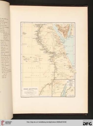 Karte von Oberägypten