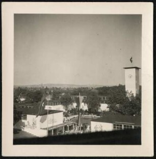 Dresden, Ausstellungsgelände : Dresden. Blick über das Ausstellungsgelände am Stübelplatz