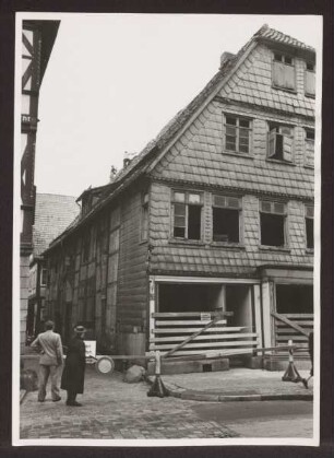 Haus Lange Straße 53 (beim Abbruch). Detmold