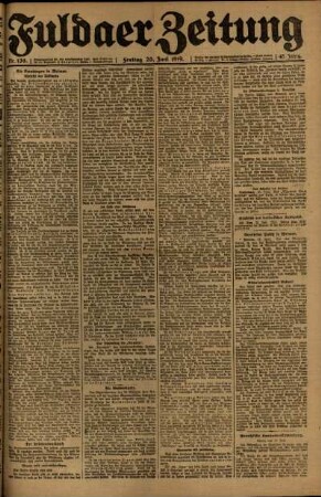 Ausgabe vom Freitag, den 20. Juni 1919.