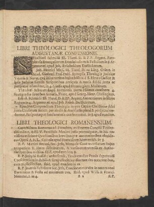 Libri Theologici Romanensium.