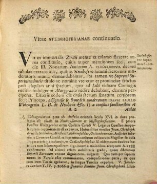 L. J. J. Langii Historia superintendentium Burggraviatus Norici superioris generalium, [19]. Continuatio 18