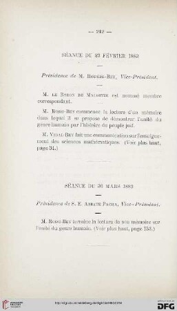Séance du 23 Février 1883