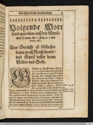 Ein Christliche Predigt