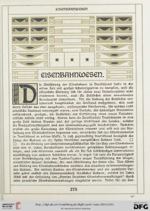 Eisenbahnwesen