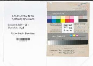 Entnazifizierung Bernhard Rodenbach , geb. 28.05.1892 (Bauinspektor)