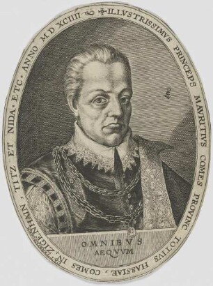 Bildnis des Princeps Mavritivs, Comes Provinc. Totivs Hassiae