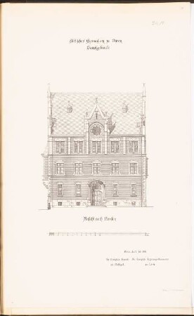 Stiftisches Gymnasium, Düren: Nordansicht