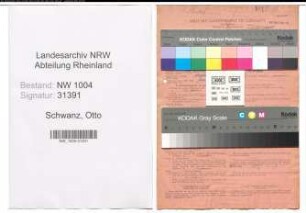 Entnazifizierung Otto Schwanz , geb. 04.11.1903 (Maurer)