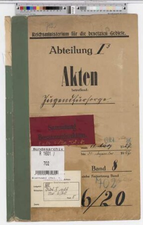Jugendfürsorge: Bd. 8