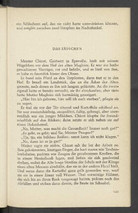 Das Fässchen