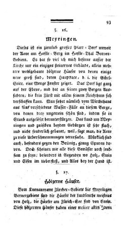§. 17. Hölzerne Häuser