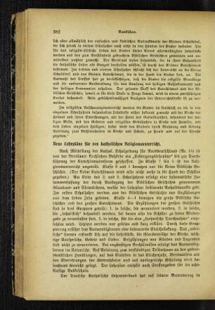 Neue Lehrpläne für den katholischen Religionsunterricht