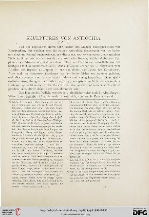 13: Skulpturen von Antiochia