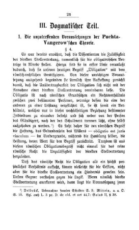 III. Dogmatischer Teil.