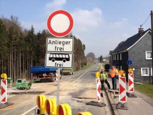 Vollsperrung der Kreisstraße K2