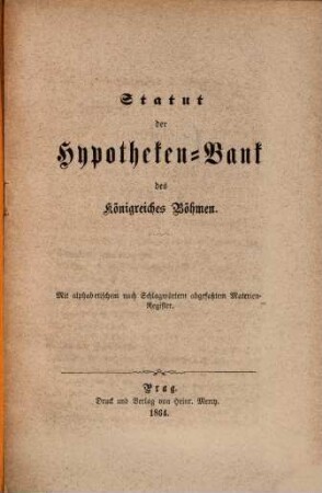 Taschenausgabe der Landes-Gesetze für das Königreich Böhmen, 6