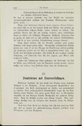 III. Staatsformen und Staatsverfassungen