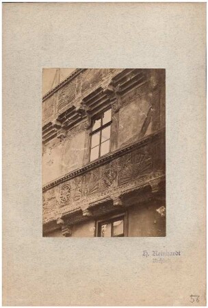 Fachwerkdetail: Fassadenansicht