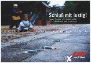 Maueranschlag mit Wahlwerbung der CDU zur Abgeordenetenhauswahl in Berlin 1999