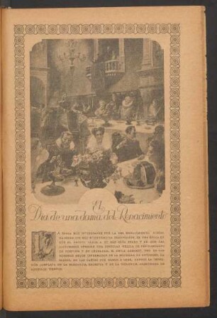 El día de una dama del Renacimiento