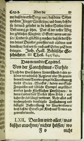 Das neundte Capittel.