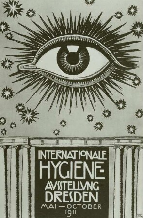 Plakat der Internationalen Hygiene-Ausstellung Dresden 1911