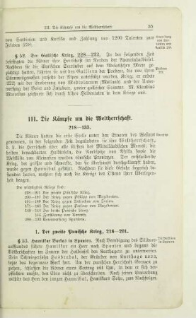 III. Die Kämpfe um die Weltherrschaft 218-133