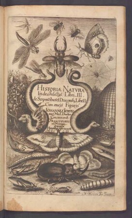 Historiae natvralis de insectis , libri III