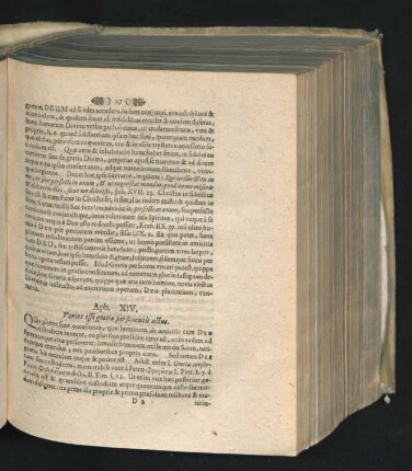 Aph. XIV. Varios esse gratiae perficientis actus.