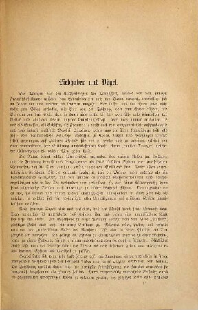 Gefangene Vögel : ein Hand- und Lehrbuch für Liebhaber und Pfleger einheimischer und fremdländischer Käfigvögel, 1,1. Pfleger und Pfleglinge, Sittiche und Körnerfresser