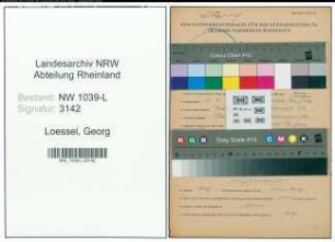 Entnazifizierung Georg Loessel , geb. 14.05.1914 ()