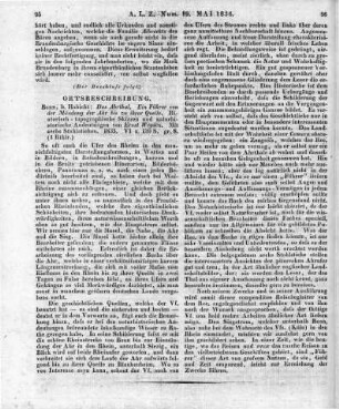Weyden, E.: Das Ahrthal. Ein Führer von der Mündung der Ahr bis zu ihrer Quellen. Historisch-topographische Skizzen und naturhistorische Andeutungen. Bonn: Habicht 1835