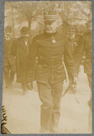 General Manoury, dessen Ernennung zum Militärgouverneur von Paris an Stelle des Generals Gallieni bevorsteht