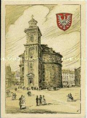 Postkarte zur Hundertjahrfeier der Nationalversammlung